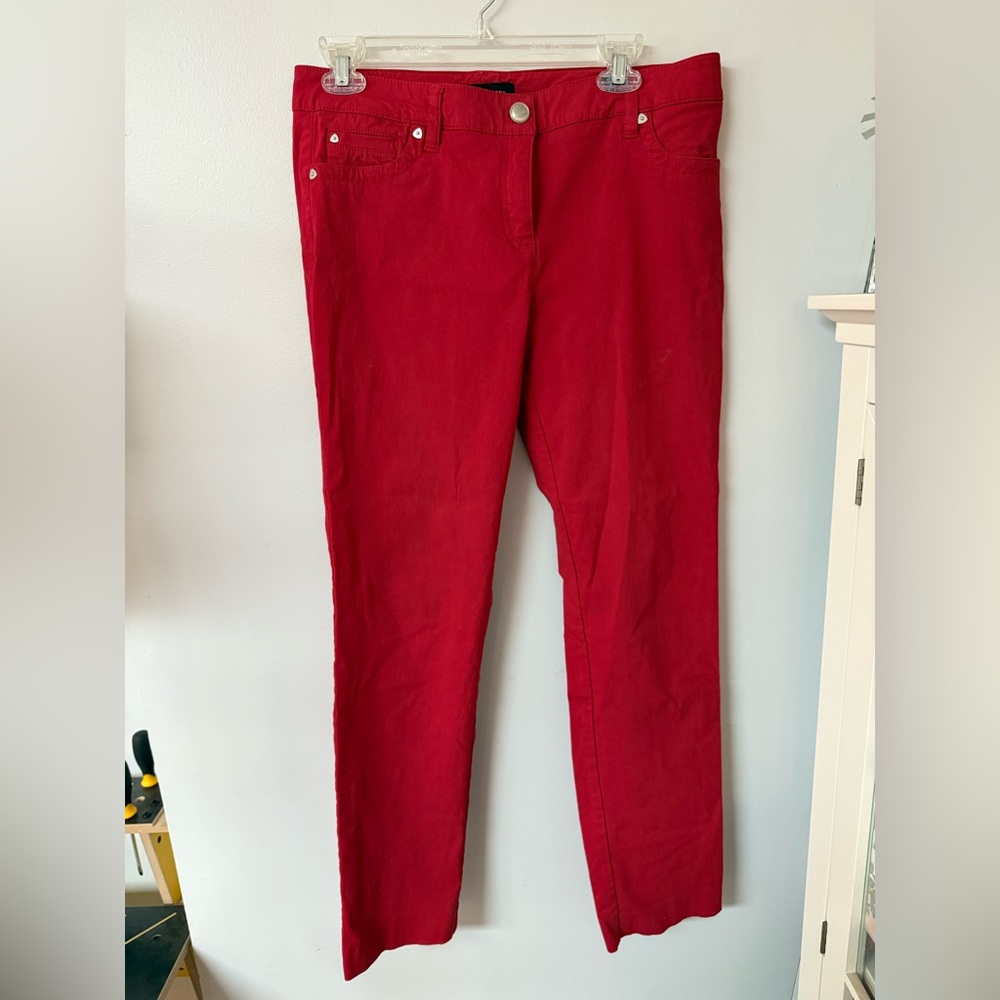 Larry Levine Bold Red Pants